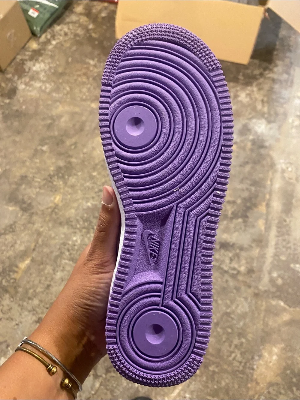 Nike Air Force 1 Low — Light Lavender & Deep Purple Women’s Sneakers